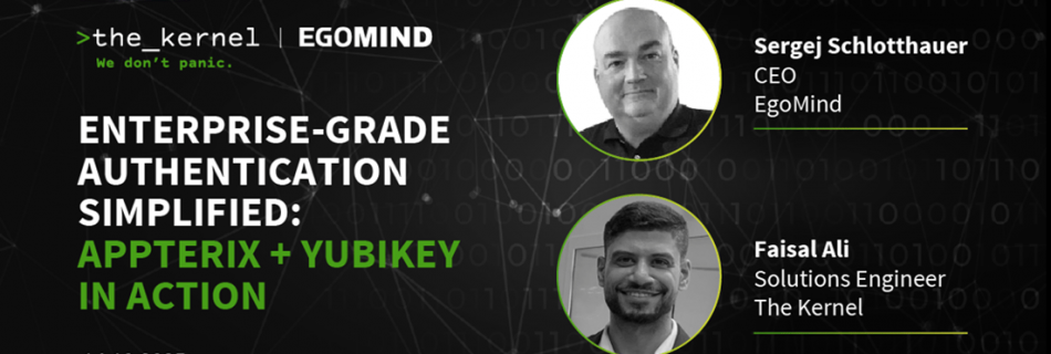 EgoMind Appterix YubiKey Yubico The Kernel
