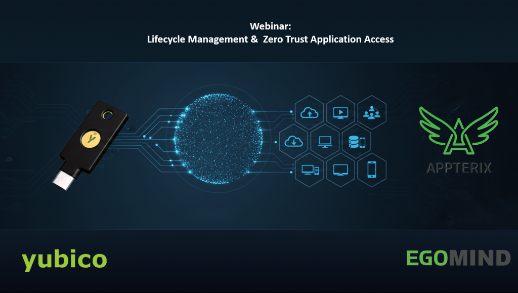 Webinar EgoMind Appterix Yubico YubiKey Zero Trust MFA rechteck