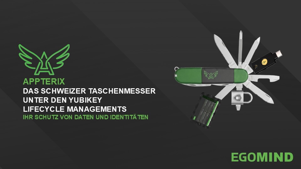 EgoMind Appterix YubiKey LifeCycle Management DE 1