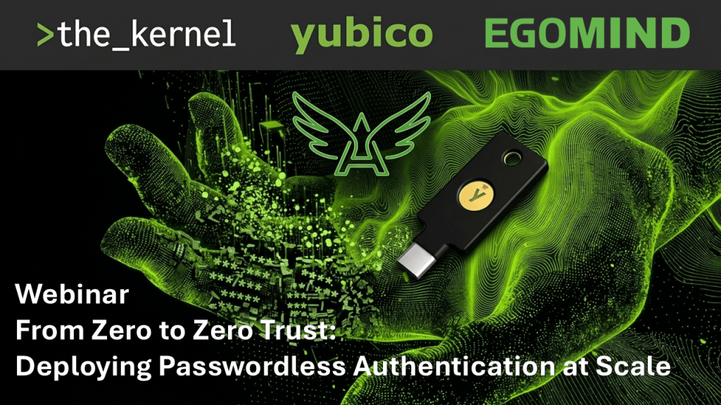 Webinar Kernel EgoMind Yubico Appterix YubiKey